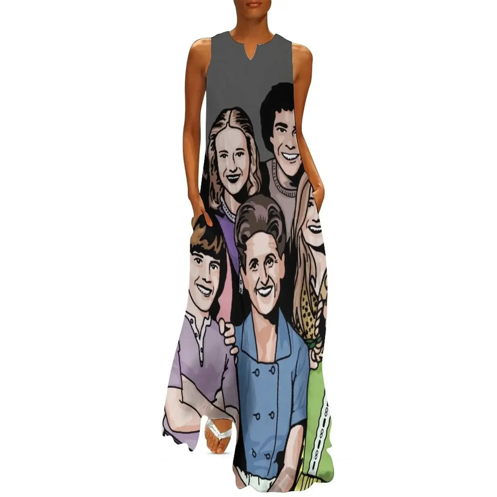 

The Brady Family That We Choose Long Dress Clothing female Dress