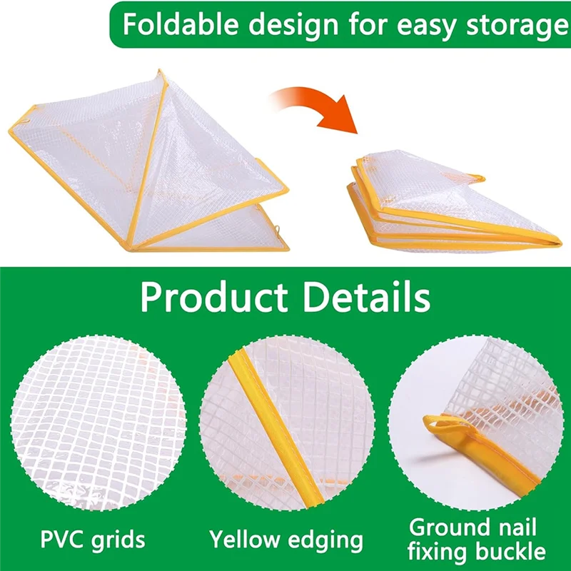 

Well Made-80 X 34 X 35Cm Garden Row Accelerator Plants Cover, Foldable Raised Garden Beds Vegetable Rows Plant Protector