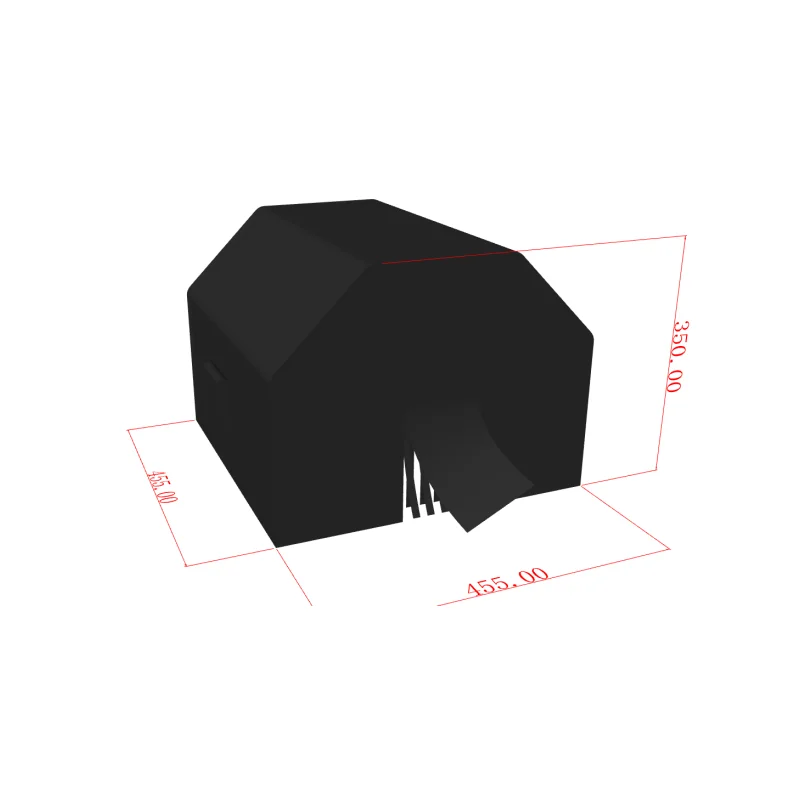 Inflatable Cube Party Tent Commercial Black Portable  Disco Mobile Night Club Tent  Inflatable Nightclub