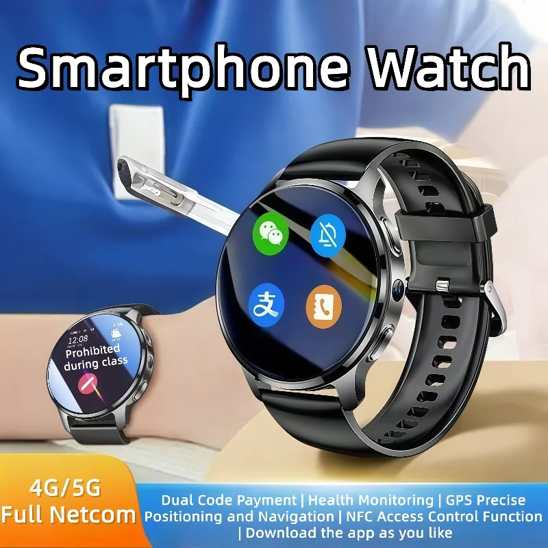 

P68 4G Smart Watch with GPS NFC HD Camera Bluetooth Calling Android SIM Card Network Smart Watch Suitable for Men and Women