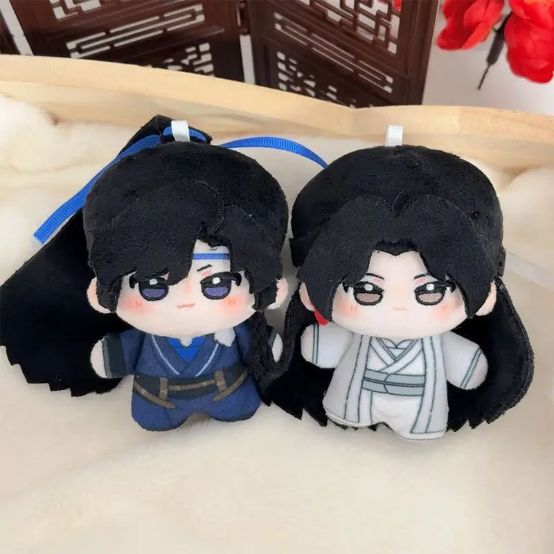 Juego de accesorios de felpa de algodón estampado con colgante QJJ Shen Lan Zhou Xiao Chi Ye de 10cm