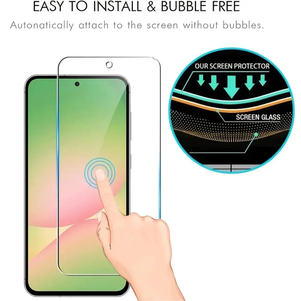 3 قطعة الزجاج المقسى الشفاف غطاء كامل حامي الشاشة ل Xiaomi 15T Pro Mi 13T 14T Poco X6 X7 Pro طبقة رقيقة واقية شفافة #5