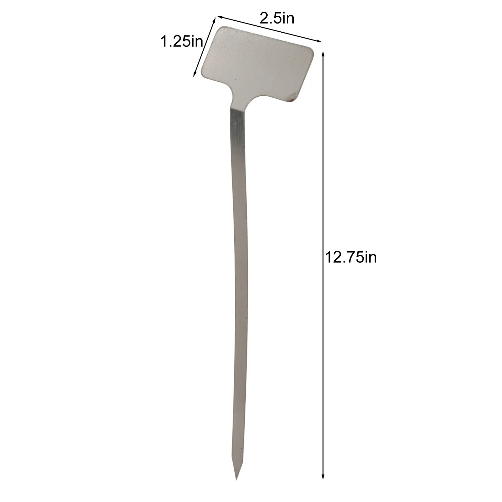 304 stainless steel waterproof reusable plant labels for garden use metal markers for herbs and vegetables with marker pen