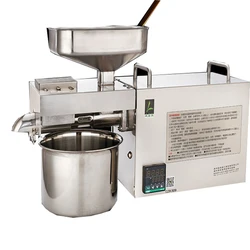 Commercial Full-Automatic Household Intelligent Oil Press Small Stainless Steel 220V/110V