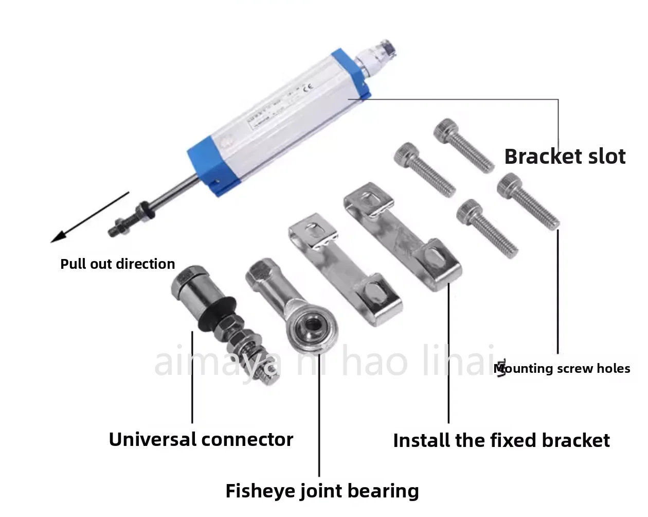 CWY potentiometer WDC displacement sensor, linear potentiometer electronic ruler WDL sensor CWY-DW-50