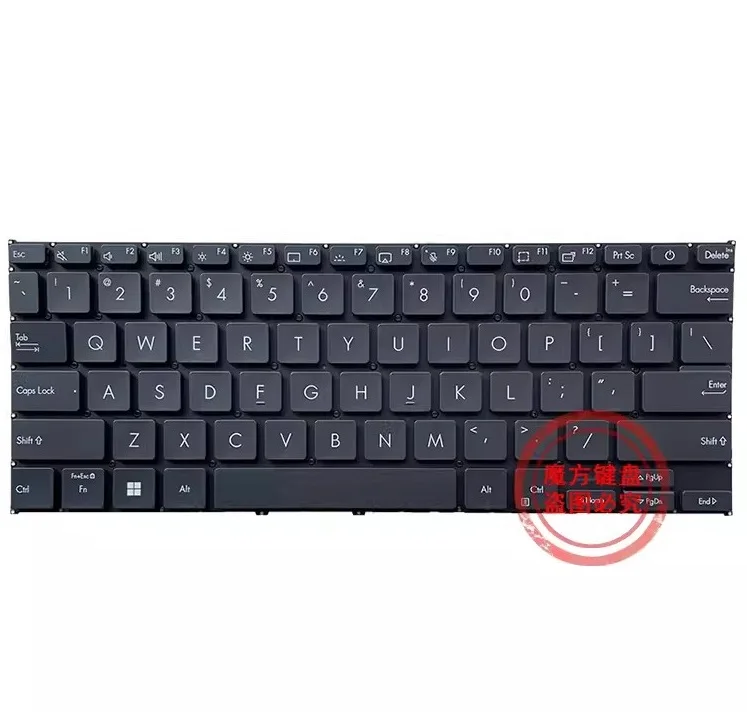 New US Keyboard for ASUS Vivobook 14Pro X1402 X1403 X1402Z  X1402ZA  X1403Z X1403ZA Backlit Keyboard Black Silver