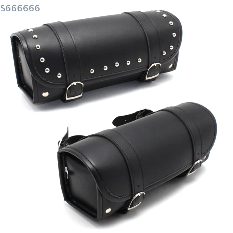 

Передняя вилка, руль, седельная сумка, роликовый ствол, аксессуары для хранения гоночного хвоста, универсальная черная сумка для инструментов для мотоцикла