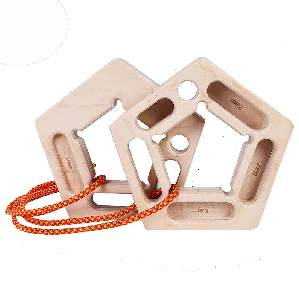 Climbing Board Rock Climbing Board Multifunction Finger Strengthener Training Board Rock Climbing Hangboard for Strength Doo 1pc