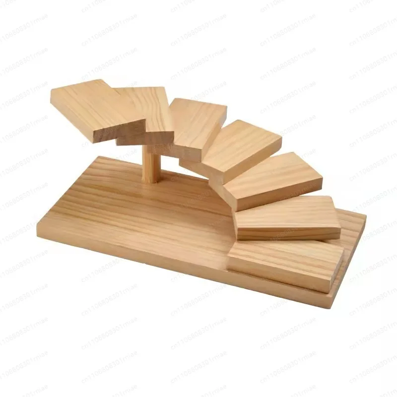 Creative Ladder Grilled Meat Wooden PlateJapanese Cuisine Sushi Plate Hotel Backgammon Hot Pot Barbecue Plate