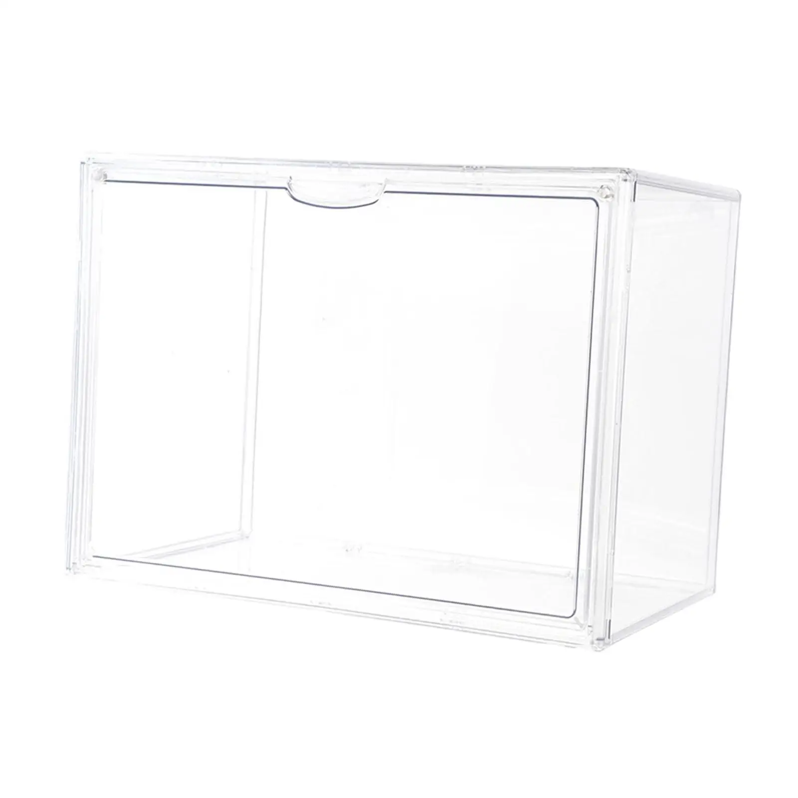 Clear Display Case Large Figures Collectibles Showcase for Shelf Cosmetic