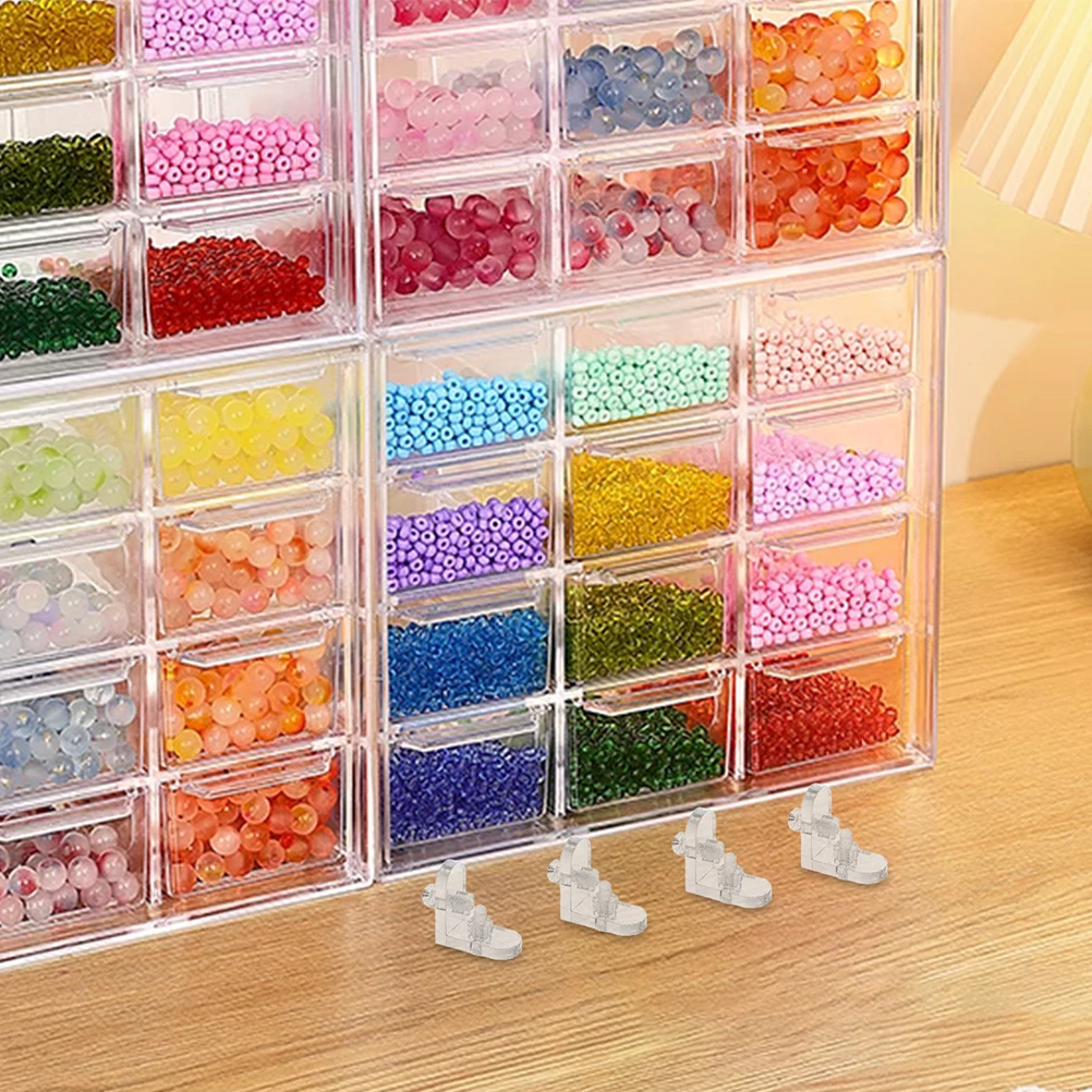 15Pcs Transparent Acrylic Corner Braces L-Shaped Joint Connectors for Display Cabinet Box Reinforcement Edge Clip Corner Support