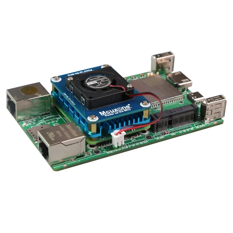 Moduł obliczeniowy Raspberry Pi 4 CM4 chłodnica radiator wifi 40*55mm wentylator