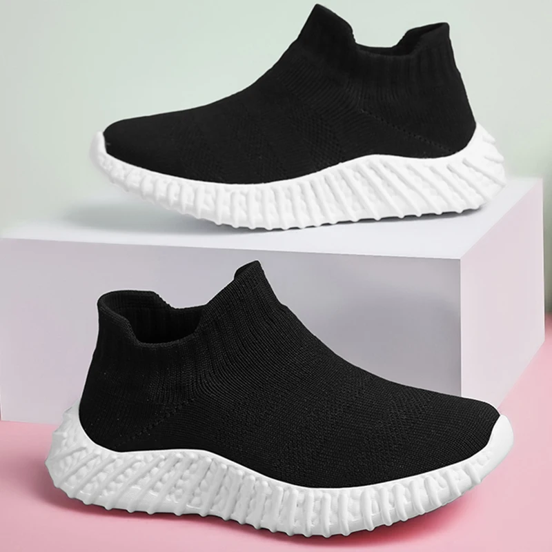 Children\'s Running Sneakers Spring Autumn Comfortable Mesh Breathable Walking Shoes Soft Training Outdoor Sports Shoes for Kids