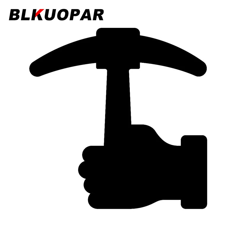 

BLKUOPAR For Pickaxe Decals Car Accessories Campervan Vinyl Car Stickers Waterproof Sunscreen Funny Decoration