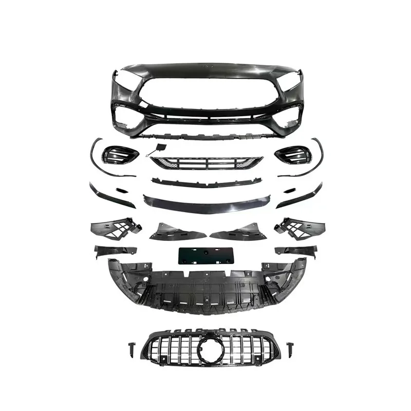 

Подходит для Mercedes-Benz New A-Class W177, модифицированный A45S AMG Style, большой комплект переднего бампера в сборе