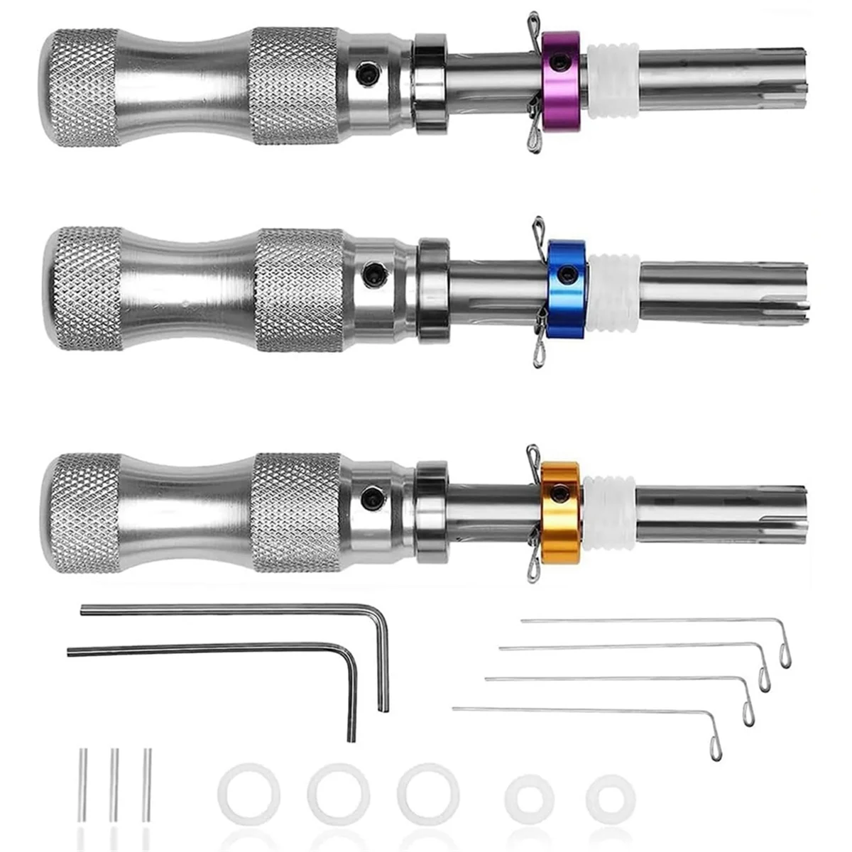 

A002 Трубчатый набор инструментов для домашнего ремонта, набор инструментов для пользователя, 3-х предметный съемник крючков/ручной крючок с уплотнительным кольцом, регулируемый гаечный ключ
