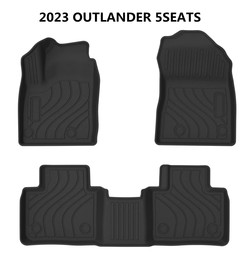 Use for 2023 new Mitsubishi Outlander floor mat trunk mat All-Weather car Floor Mat Fit For Outlander waterproof car floor mat
