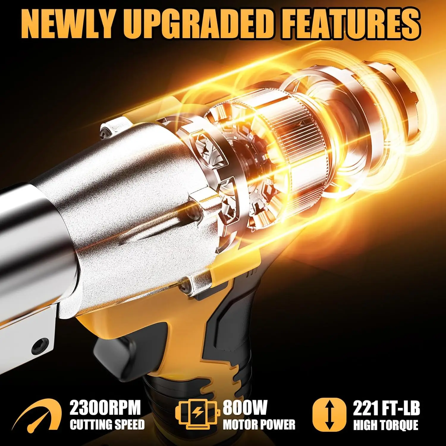 コードレス金属はさみブラシレス電動剪定はさみ庭の迅速なはさみ Dewalt 18V バッテリー (バッテリーなし)