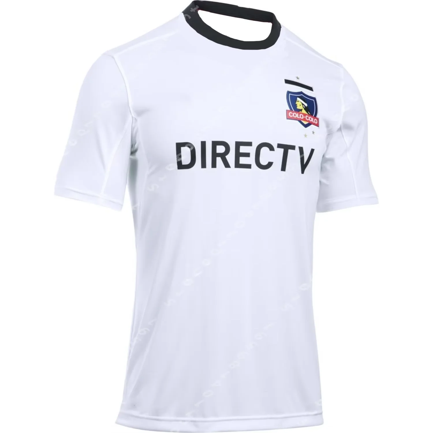 

Vintage Style Colo Colo 2017 Home Shirt Football Jersey Man Women Sport Comfort T-Shirt Sport Program Kid/Adult 3D Fashion Tee