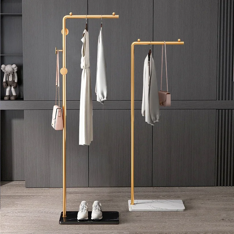 

Gold Small Coat Racks Standing Vintage Minimalist Simple Storage Cloth Rack Bathroom Metal Rangement Chaussures Room Furniture