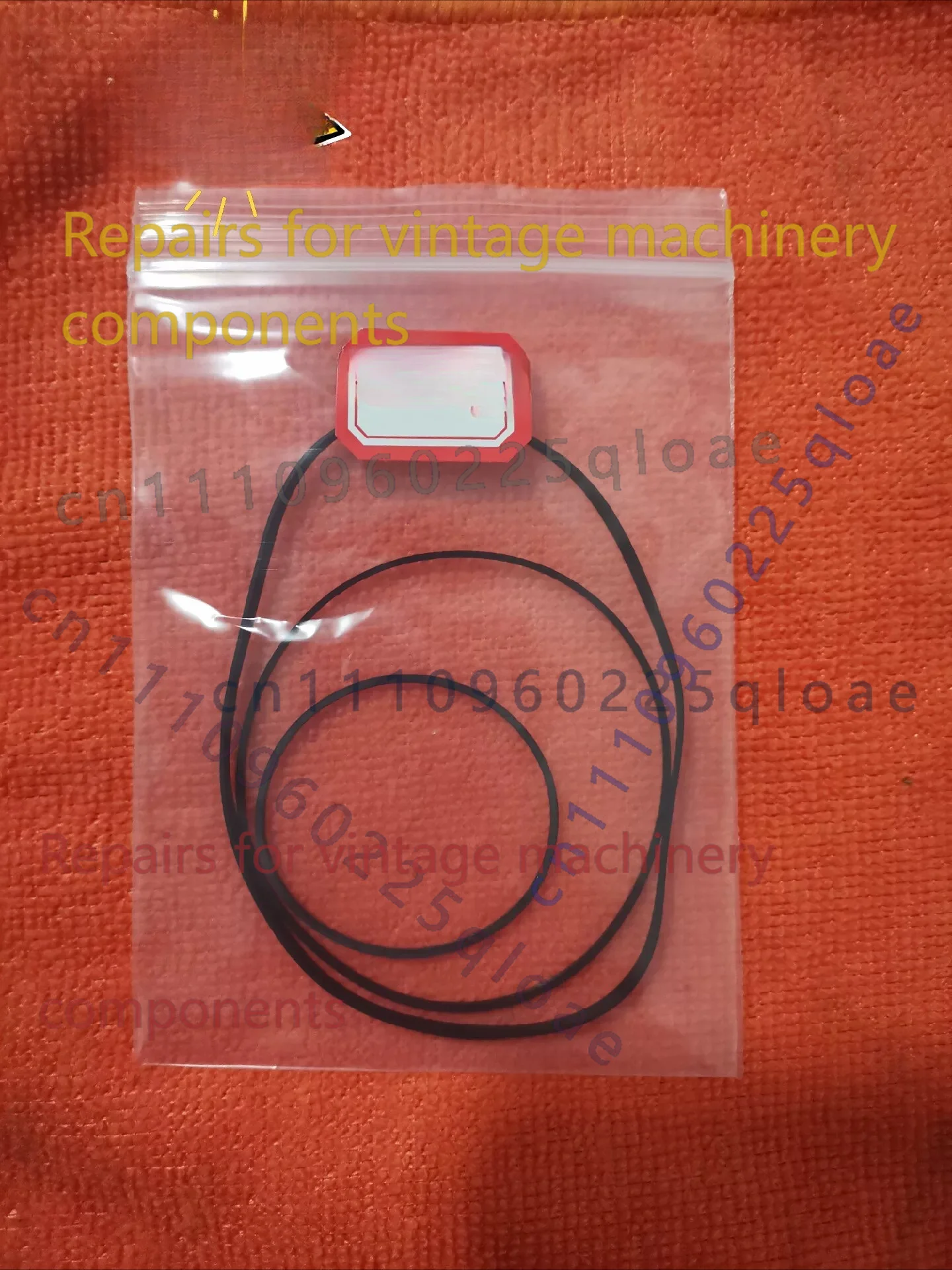 3Pcs Belt Kit (1Flat+2Square) For Sharp GF-6060 GF-6161 GF-6262 GF-6363 Boombox Cassette Recorder Mechanism Refurb Spare Parts