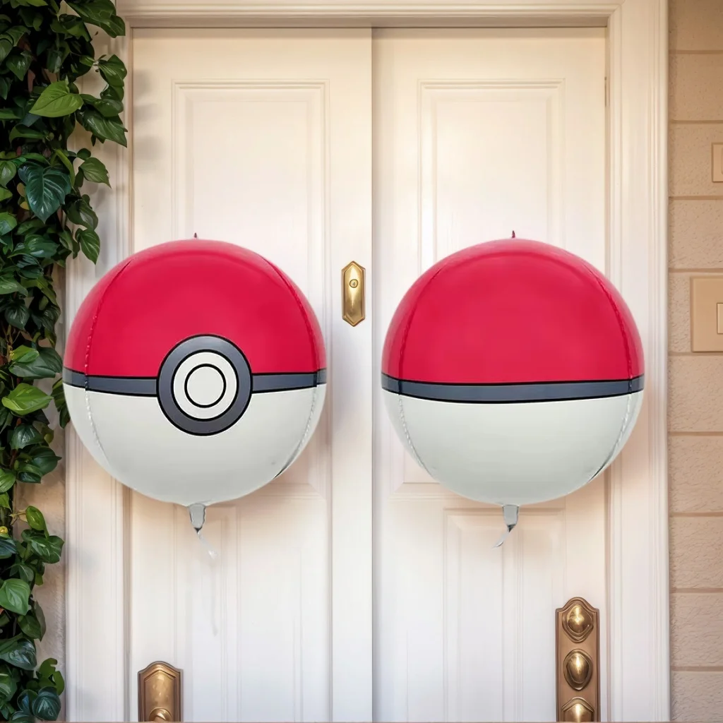 2 uds 4D 22 pulgadas Pokemon tema Pikachu papel de aluminio niños fiesta de cumpleaños decoración de Festival Baby Shower Globos de helio