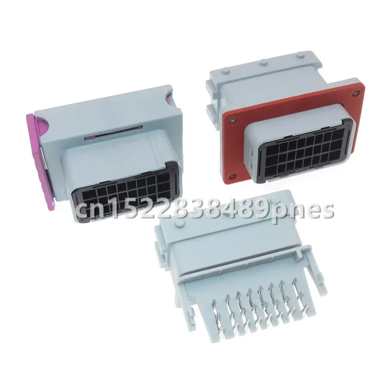 24 القطب FCI 211PC249S8005 HCCPHPE24BGYB90F السيارات ECU المقبس PCB التوصيل رمادي موصل الأسلاك لقطع غيار السيارات #2
