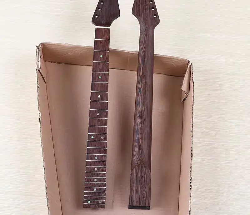 Electric guitar neck 6 strings 24 pieces chicken wings wooden guitar neck guitar handle single shake handle DIY modification acc