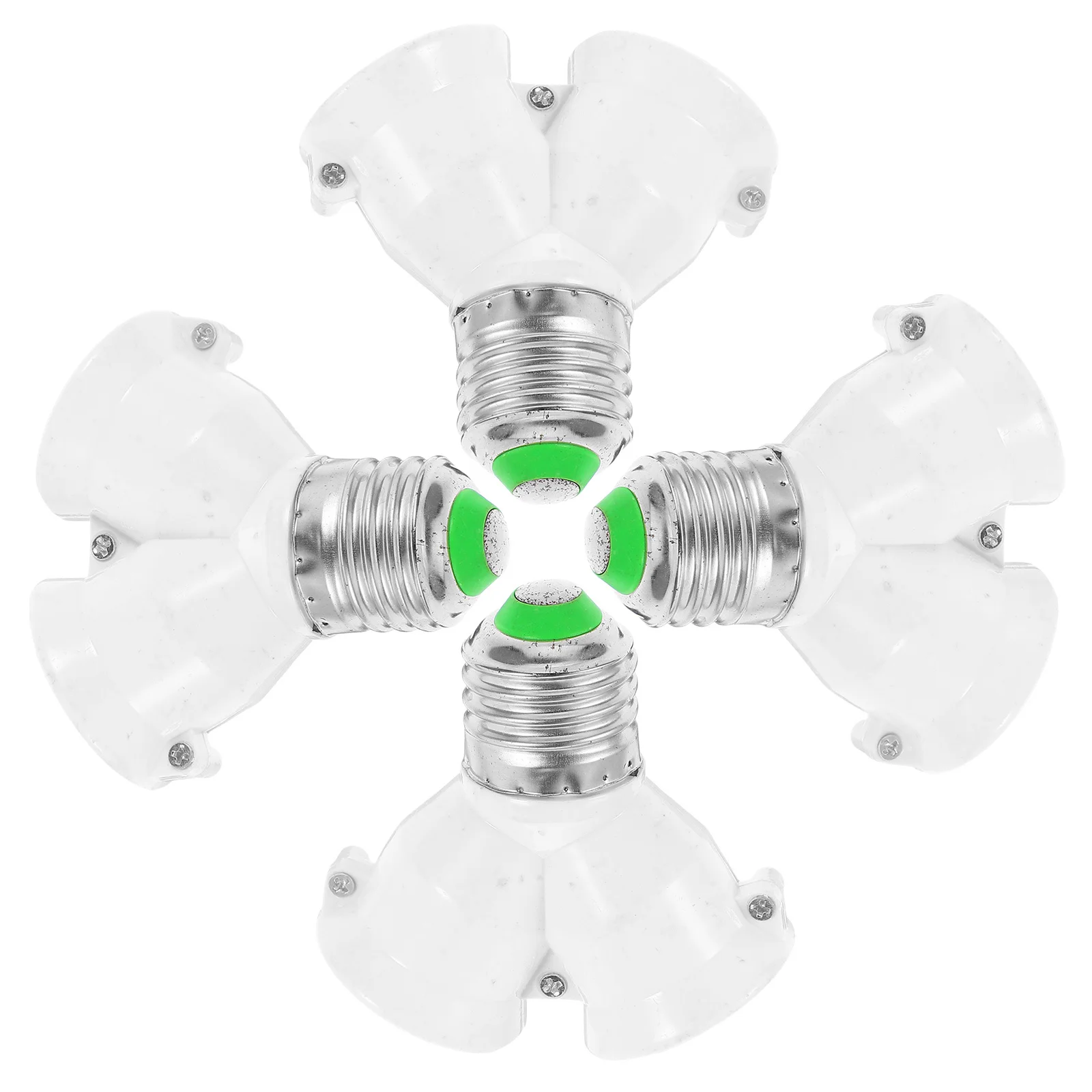 

4Pcs E27 Lamp Socket Extender Adapter Dual Light Bulb Socket Splitter Extended Design Ceiling Light Bulb Holder Converter