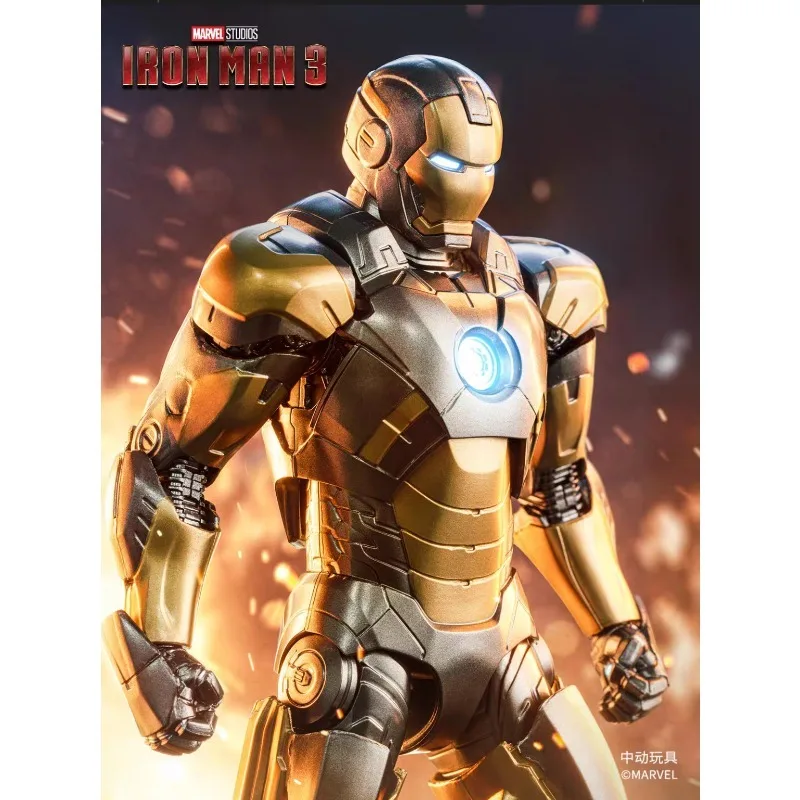 Original ZD TOYS Marvel Legends Series IRON MAN MK20 Action Figure Model Toys Gift
