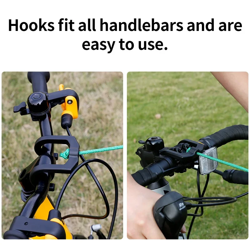 Bicycle Tow Rope Bungee Cord Strap for Parent-Child Bike Towing MTB Elastic Retractable Convenient Trailer Rope Bike Accessories image 2