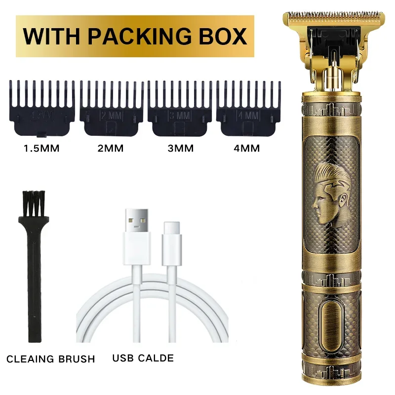 Rechargeable Clipper Haircut Razor For Men Shaver Adult Electric Razor Home Usb Charging Barber Shop Vintage Clipper