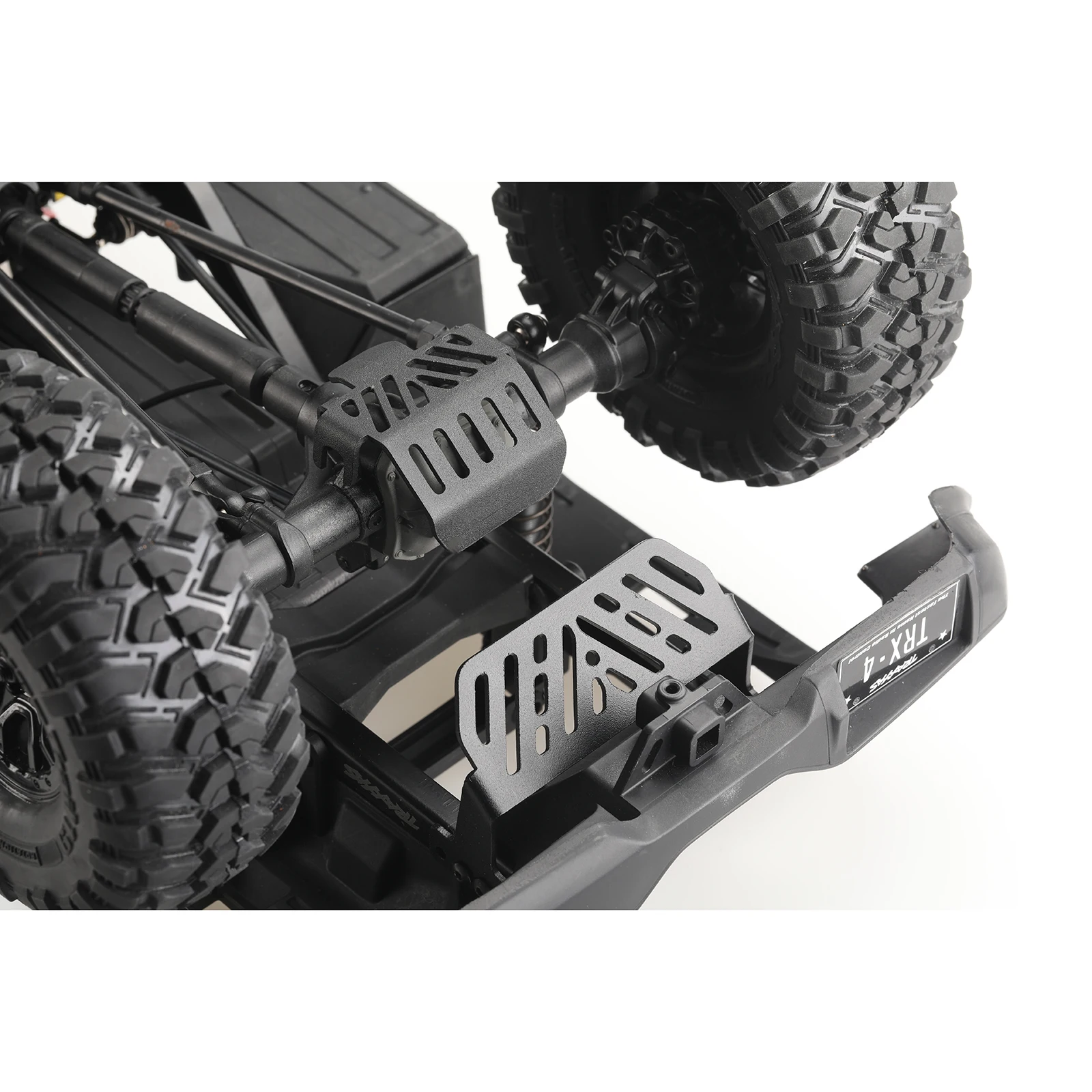 Podwozie ze stali nierdzewnej, pancerny przedni i tylny zderzak, płyty kolizyjne do Traxxas Trx-4 Defender K5 Rc Car Protection Board