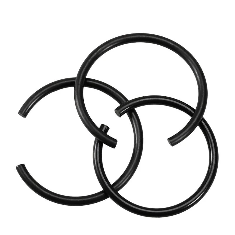 حلقات الاحتفاظ بالفولاذ الأسود M4-M140 - دوائر داخلية/خارجية، مشابك C لمبيت المحمل