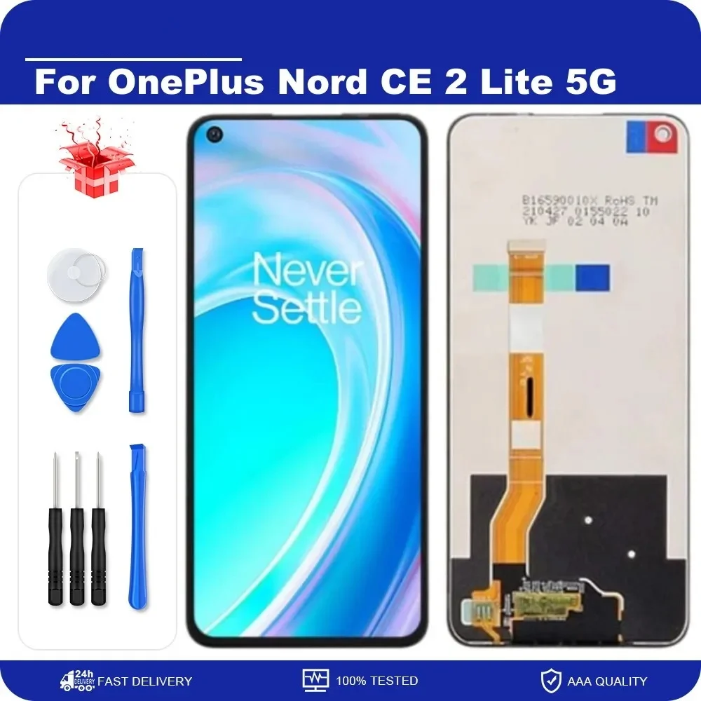 6.59\'\' For OnePlus Nord CE 2 Lite 5G CPH2381 CPH2409 LCD Display Touch Screen Digitizer Assembly For OnePlus Nord CE2 Lite