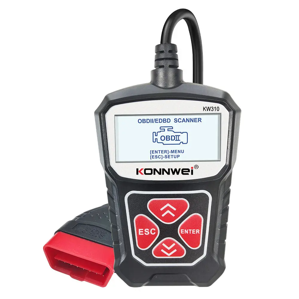 KONNWEI KW310 Car Scanner OBD2 Scanner Auto Code Reader Diagnostic Check Engine Light Scan Tool for OBD II Cars After 1996