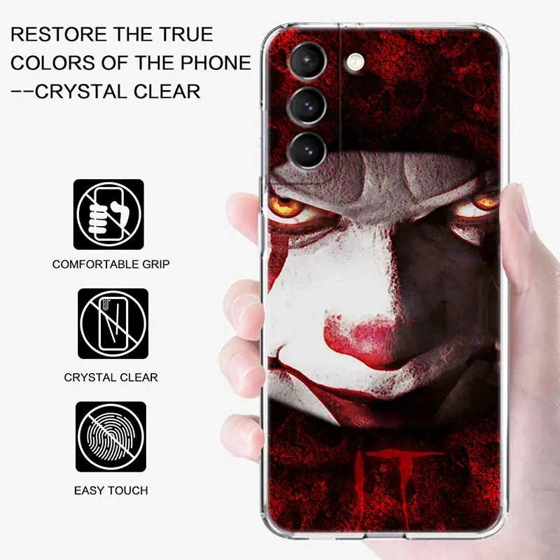 Chuckys Doll Childs-play-3 Horror Funda For Samsung S24 S23 S22 Ultra 5G Case For Galaxy S21 S20 FE S24 S23 Plus S10 Clear Cover