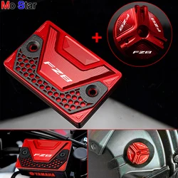 FZ8 Motorcycle CNC Drain Plug Engine Oil Filler Cap Front Brake Fluid Reservoir Cover For Yamaha FZ8 FZ-8 FZ 8 ZF8N FZ8S FAZER