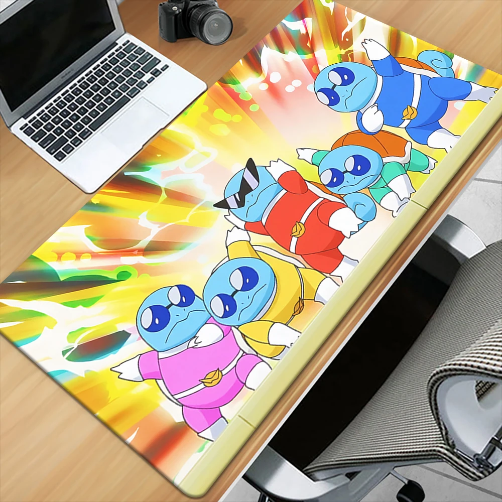 Pok é mon Mouse Pad Keyboard Gaming Accessories Mouse Mats Game Office Computer PC Gamer Laptop Desk Mat placemats for table