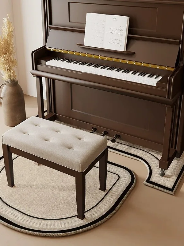 

Thiened Soundproof Piano Mat Anti Slip Moisture Proof Living Room Square Carpet Home Use Floor Mat Cusizable Rug
