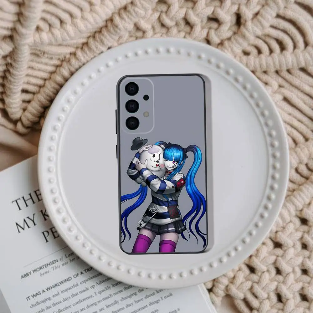 حافظة هاتف The Hundred Line Last Defense Academy لهاتف سامسونج جالاكسي A73,91,80,72,51,53,52,71,22,5G,Note,J7,8,9 غطاء أسود ناعم