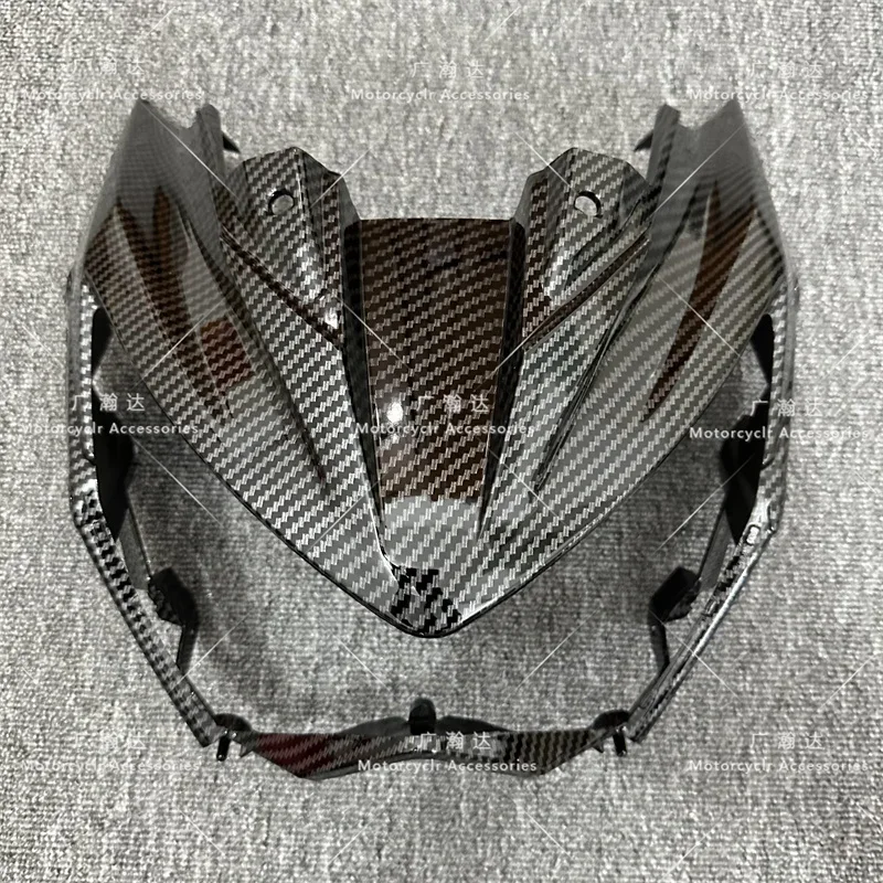 KAWASAKI 2013-2016 Z800 front headlights surround with luminous carbon fiber color, hood housing, fairing protective plate