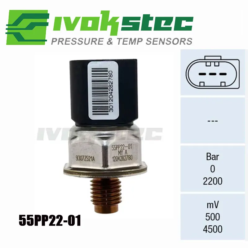 55PP19-01 55PP22-01 Yakıt Dağıtım Borusu Basınç Sensörü Benz S212 E Klasse W204 C Klasse CZUJNIK Land Range Rover Sport Discovery MK3