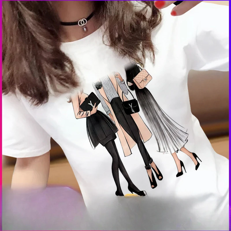 

Модная уличная обложка для девочек, топ с короткими рукавами и принтом, женские футболки с рисунком Instagram, эстетичная одежда, Harajuku