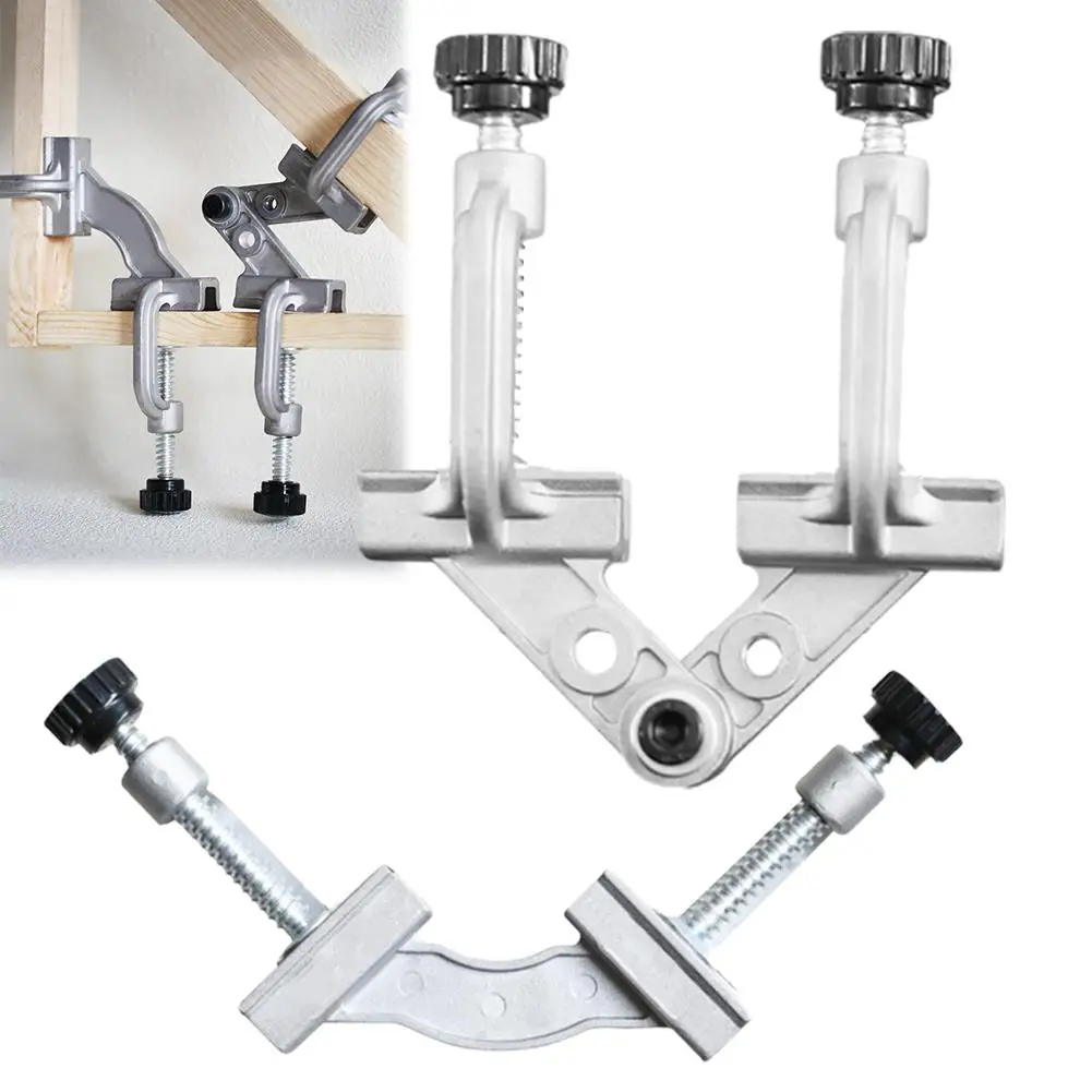 Morsetto per tubo regolabile per saldatura e lavorazione del legno Morsetto per tubo multiuso a serraggio rapido in acciaio inossidabile Strumento multiangolo