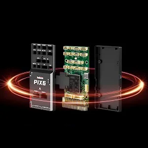 RadioLink PIX6 Open-Source Flight Controller FC 16CH Ausgang Dual-Gyro Eingebaut für Starrflügel-Copter-Hubschrauber-Auto-Boot-Teil