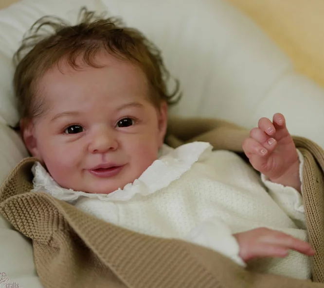 DLS 뉴 리본 인형 키트 20인치 아바 조이 미완성 미도색 DIY 인형 부품 (천 몸체와 눈 포함)