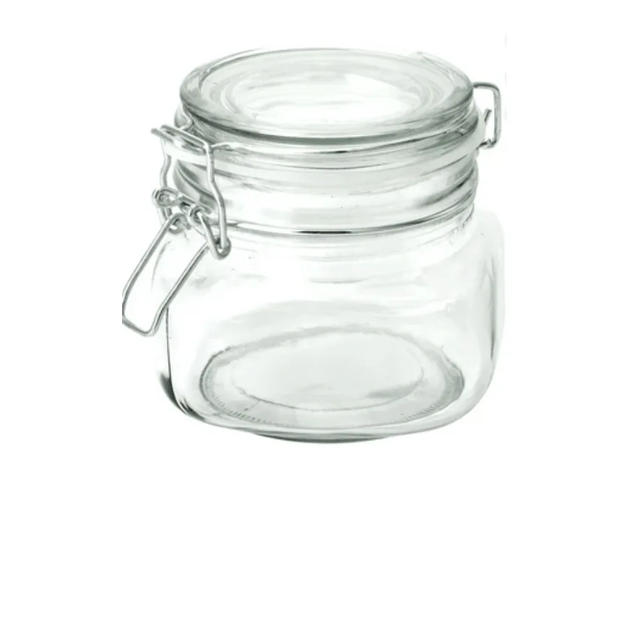 

Mainstays Kitchen Storage 17Ounce Clear Glass Lock Lid Jar