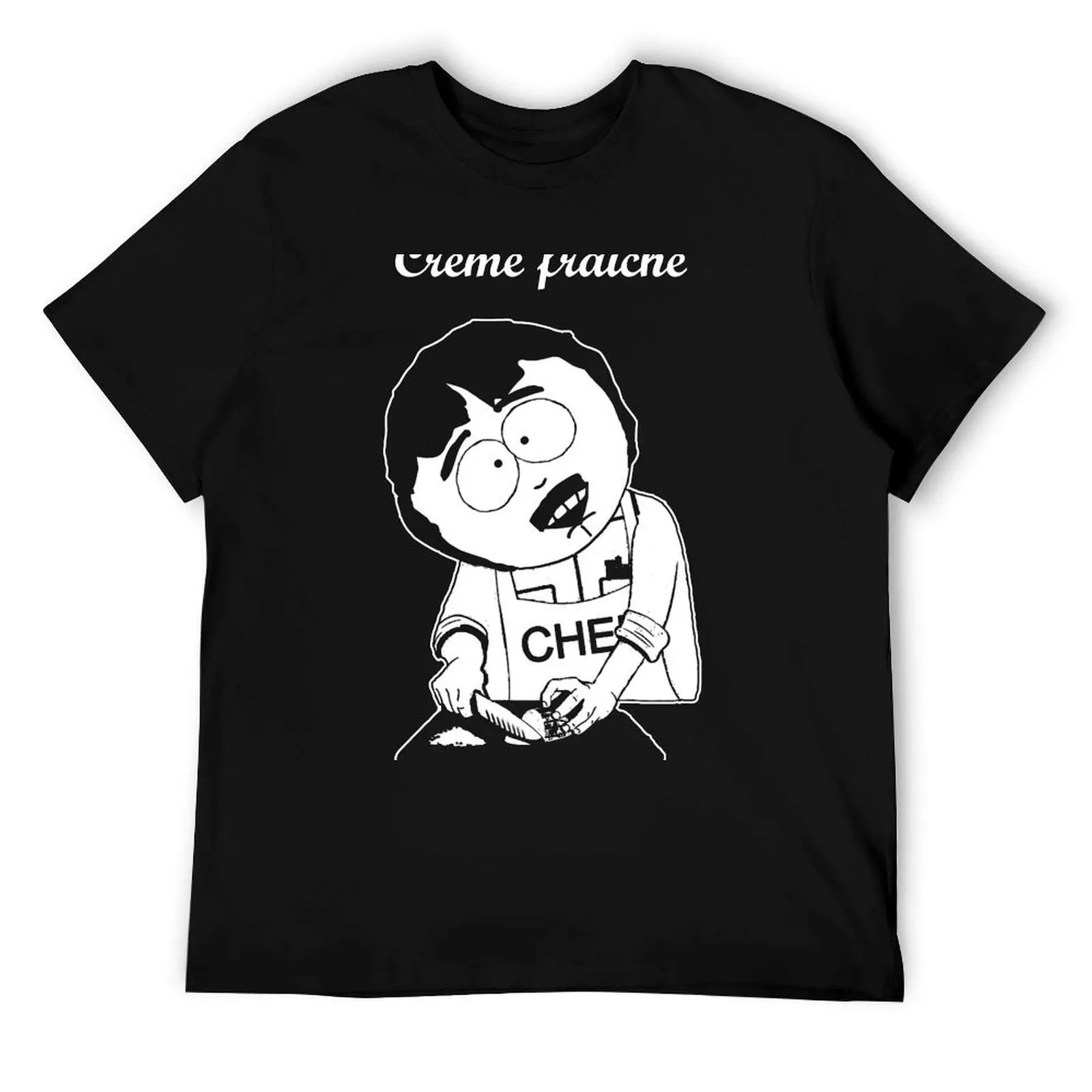 Creme Fraiche South Park Shirt, Creme Fraiche Cr Me Fra Che T-Shirt Herren T-Shirt Designer Anime T-Shirt T-Shirt