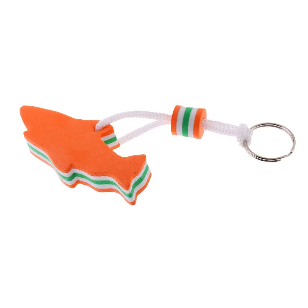 MagiDeal Lightweight Portable EVA Dolphin Shaped Water Floating Keyring Backpack Key Chain Water Sports Surf Swim Key Holder